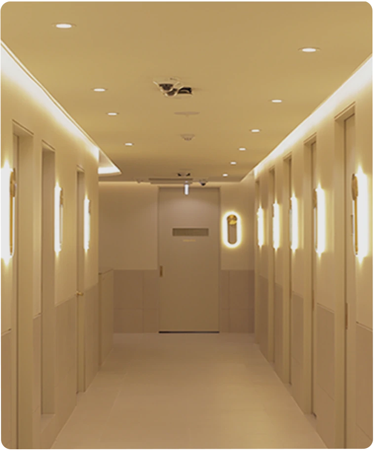 单人恢复室,4层Suite room走廊